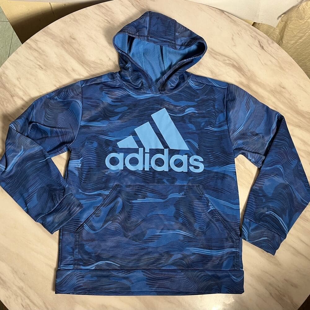 adidas Youth Tech Fleece Pullover Hoodie Size 14/16