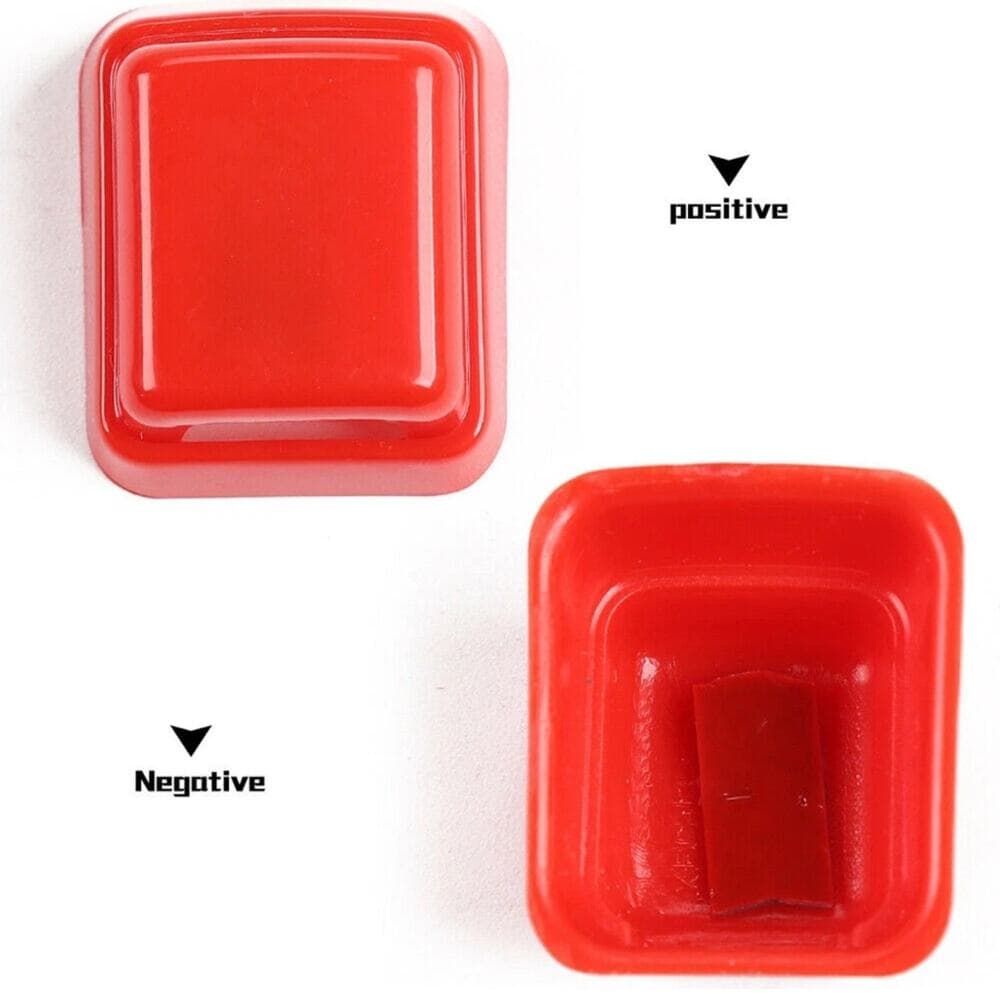 Exterior Rear Windshield Wiper Nozzle Trim Cover For Jeep Wrangler JL 2018+ Red - Thumbnail 3