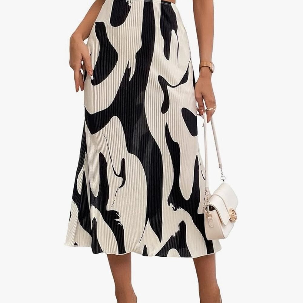 Black and white skirt - Thumbnail 4