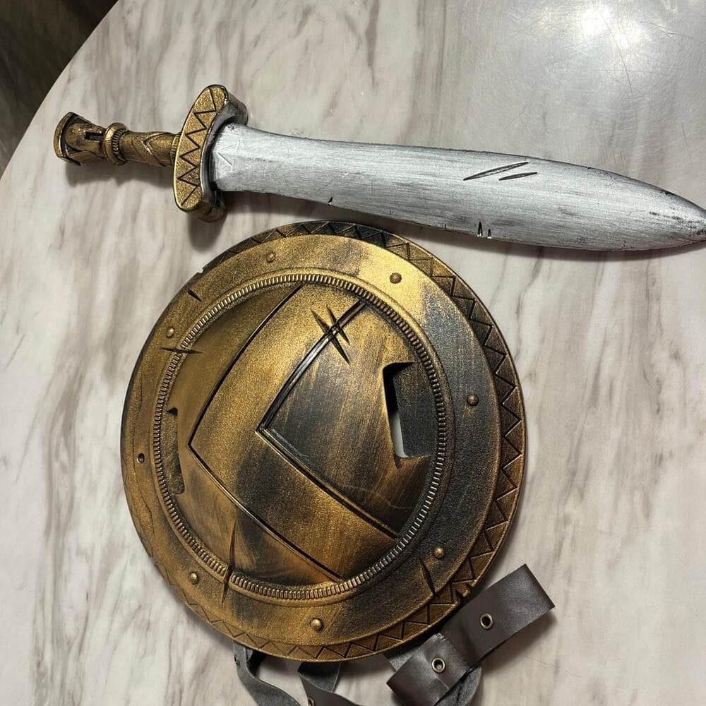 Amscan Spartan Combat Shield & Sword, Multicolor - Thumbnail 2