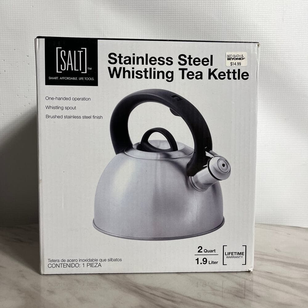 2-Quart Stainless Steel Tea Kettle with Whistle - Thumbnail 3