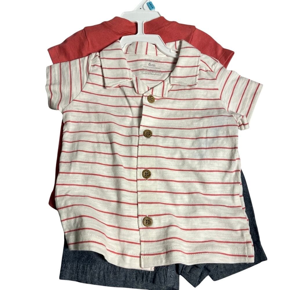 Carter’s 6 M Clothes Red/White - Thumbnail 2