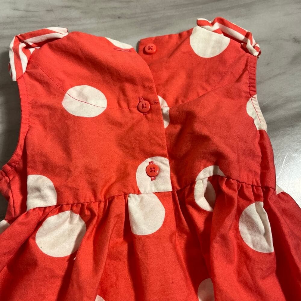 Gymboree ice cream parlor Bow Polka Dots Dress 12-18 months Toddler Girls - Thumbnail 6
