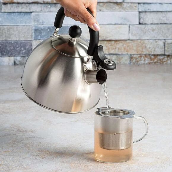 Primula Stewart Whistling Kettle with Folding Handle, 1.5 Qt - Thumbnail 7