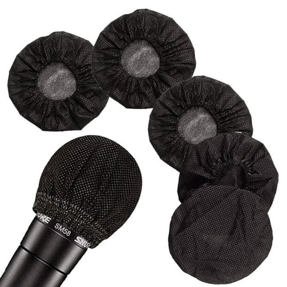 10 Pcs Disposable Microphone Cover Non-Woven - Thumbnail 3
