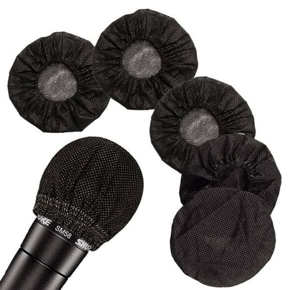 10 Pcs Disposable Microphone Cover Non-Woven - Thumbnail 4