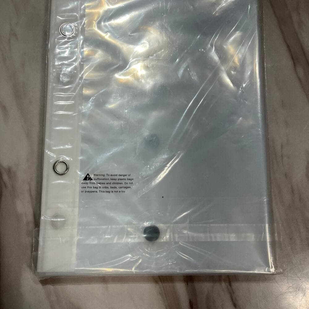 Clear Shower Curtain Liner 72"x72" Peva Plastic - Thumbnail 2