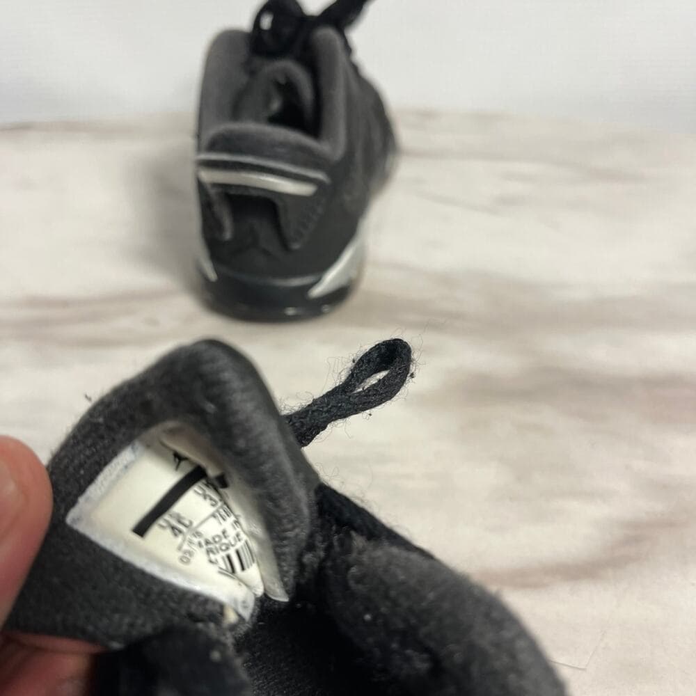 Air Jordan 6 Retro Chrome Metallic Silver For Baby Size 4C - Thumbnail 4