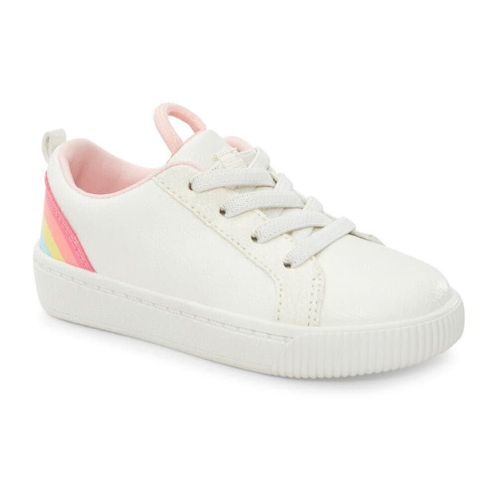 Carter's Tryptic Toddler Girls' Casual Rainbow Accent Sneakers Size 9 - Thumbnail 7
