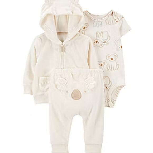 Carter's Baby Unisex 3-pc. Pant Set 12 M - Thumbnail 5