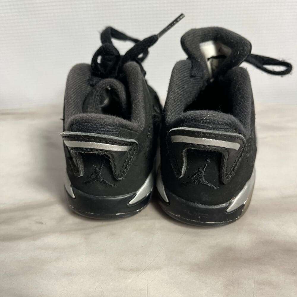 Air Jordan 6 Retro Chrome Metallic Silver For Baby Size 4C - Thumbnail 3