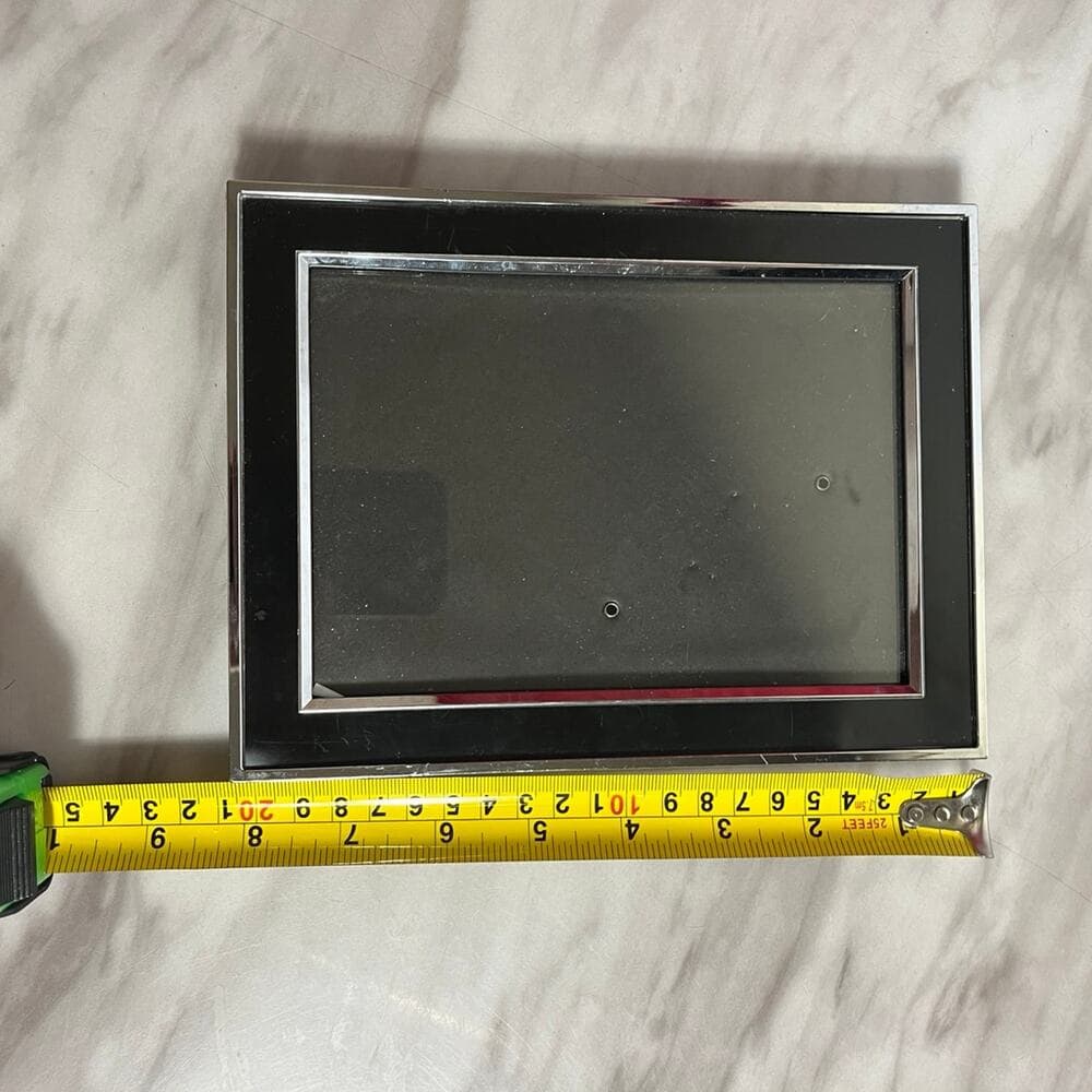 Black & Sliver Picture Frame Size 8” L X 6” W - Thumbnail 3