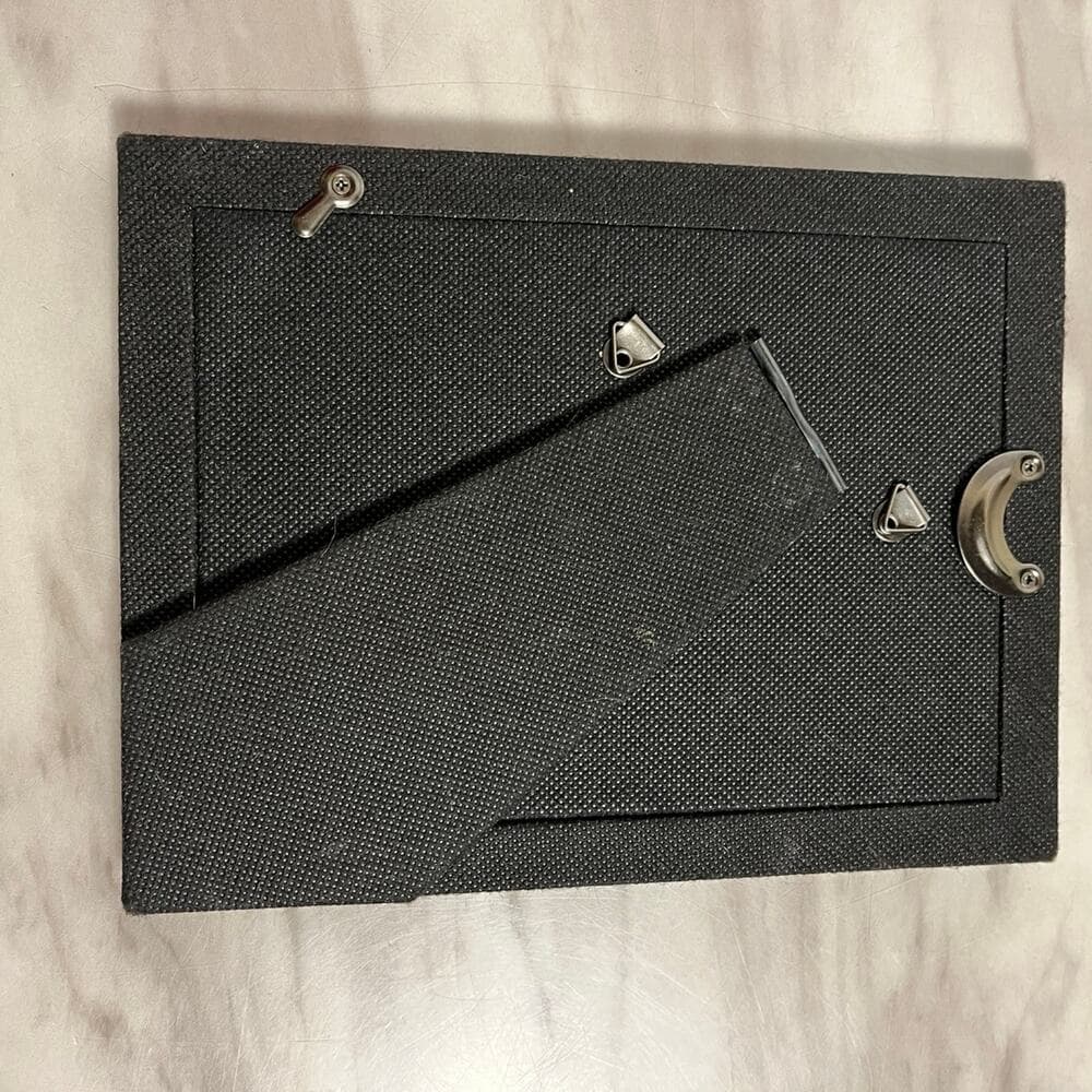 Black & Sliver Picture Frame Size 8” L X 6” W - Thumbnail 2