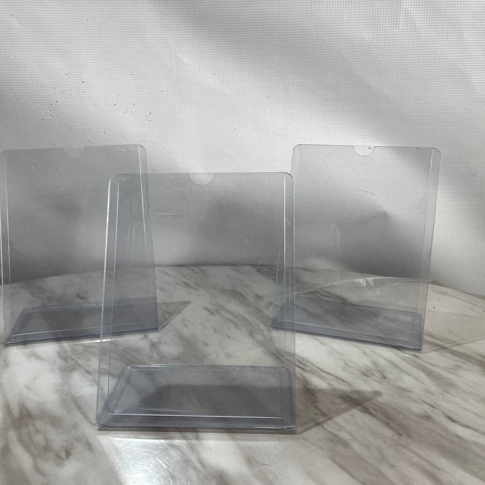 Table Top Custom Acrylic Display Stand For Promotional 7” L X 6” W - Thumbnail 3