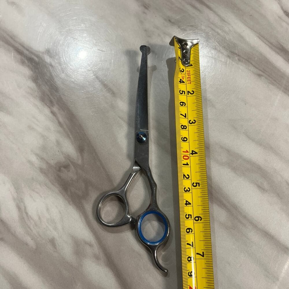 Stainless Steel Dog Grooming Scissors Pet Hair Scissors with Safety Round Tips - Thumbnail 5