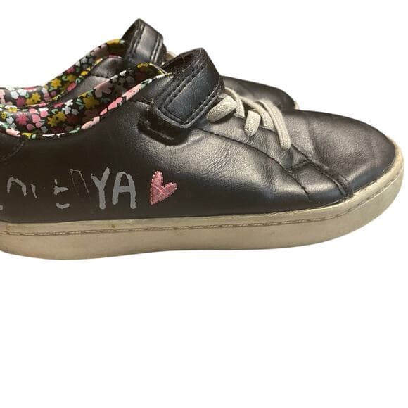 Carters Girls Toddler Perrie Casual Sneakers, Black, Size Toddler 12 - Thumbnail 6