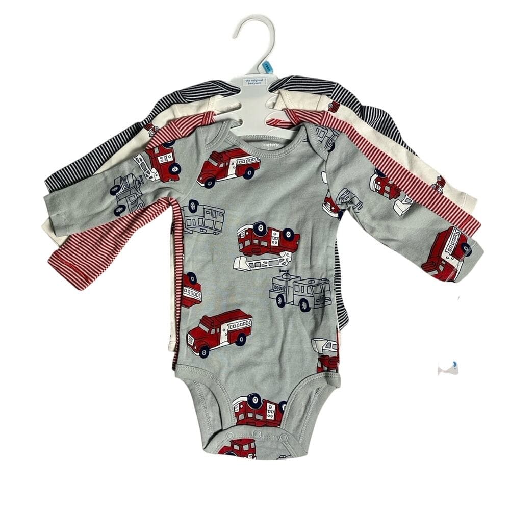 Baby 4 Piece Set Size 6 Months Fire Truck - Thumbnail 4