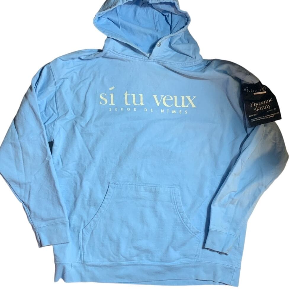 Si tu veux men’s hoodie size 2XL - Thumbnail 4