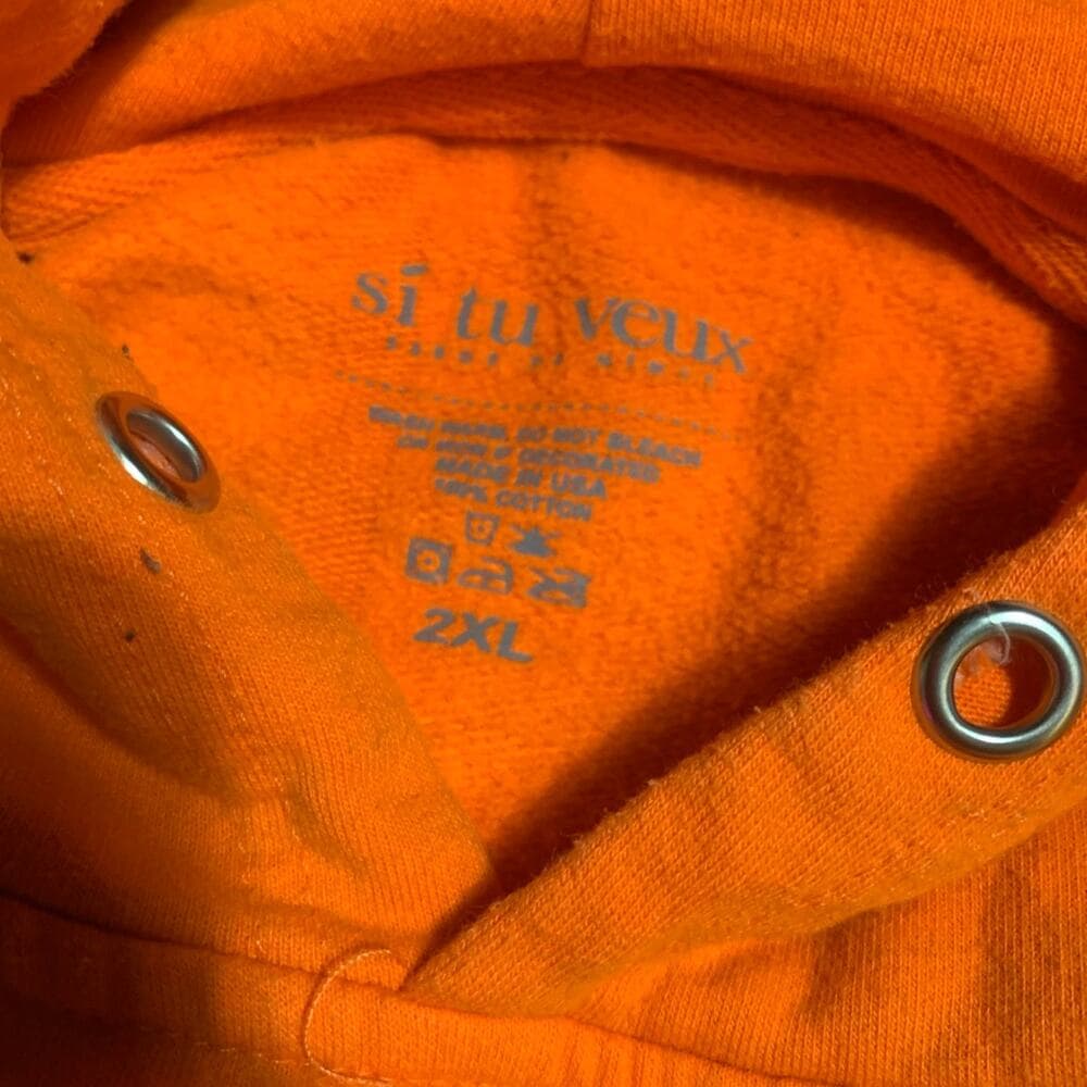 Si tu veux men’s Hoodie size 2XL - Thumbnail 3