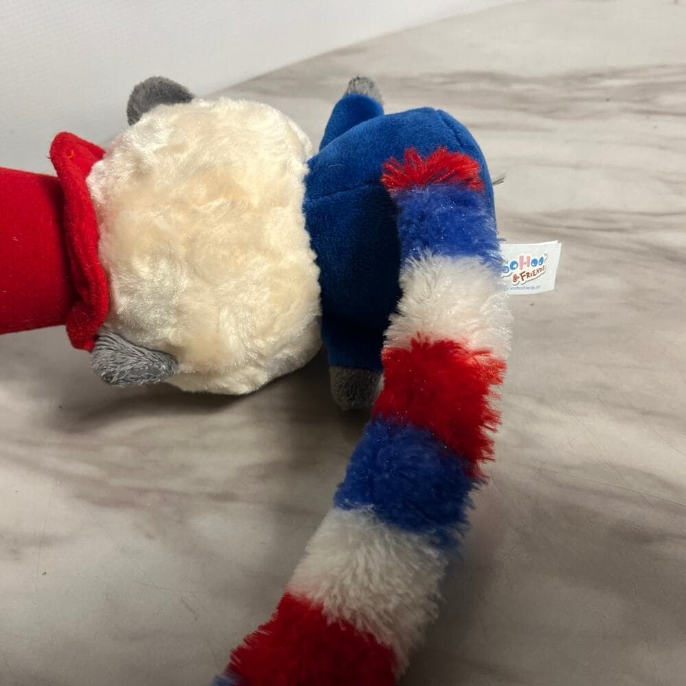 Yoohoo "Union Jack Hat" Bush Baby Collectible Plush Aurora World Stuffed 7” - Thumbnail 2
