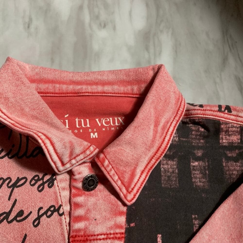 Si tu veux men’s jeans jacket medium - Thumbnail 3