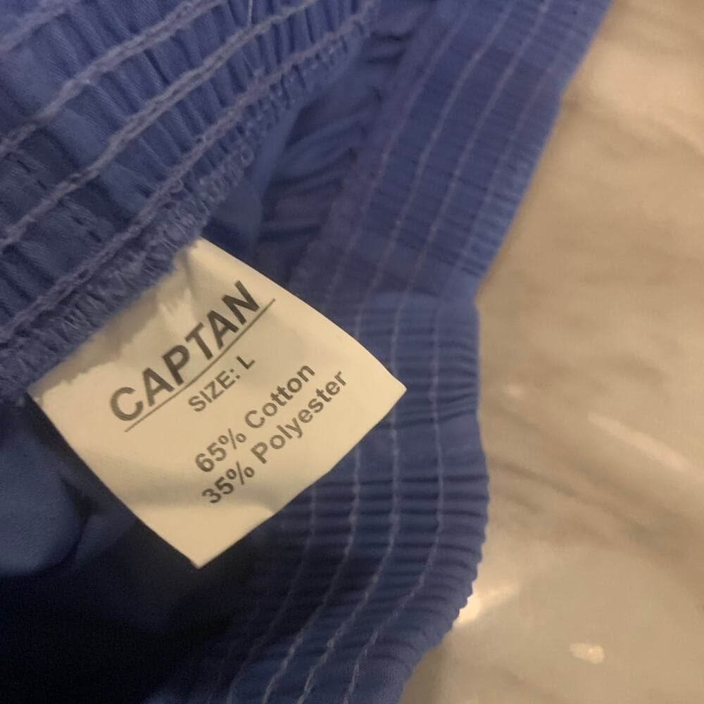 Blue Scrub Pants - Thumbnail 3