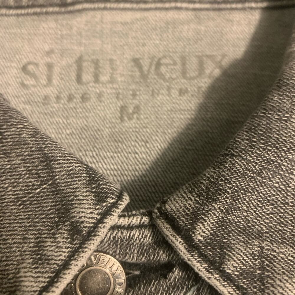 Si tu veux women’s jean jacket size medium - Thumbnail 2