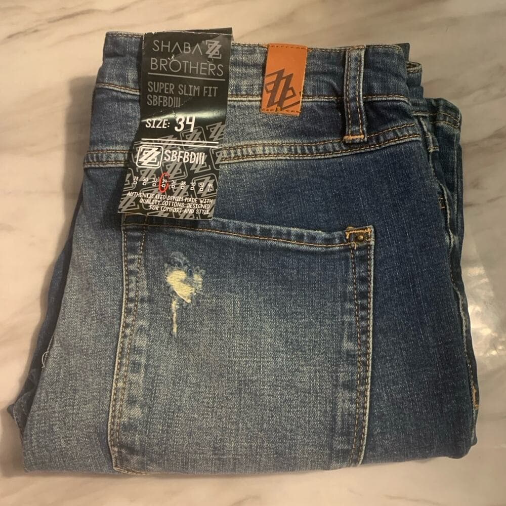 Shabaz Z Brothers Men’s Jeans Size 34 - Thumbnail 6