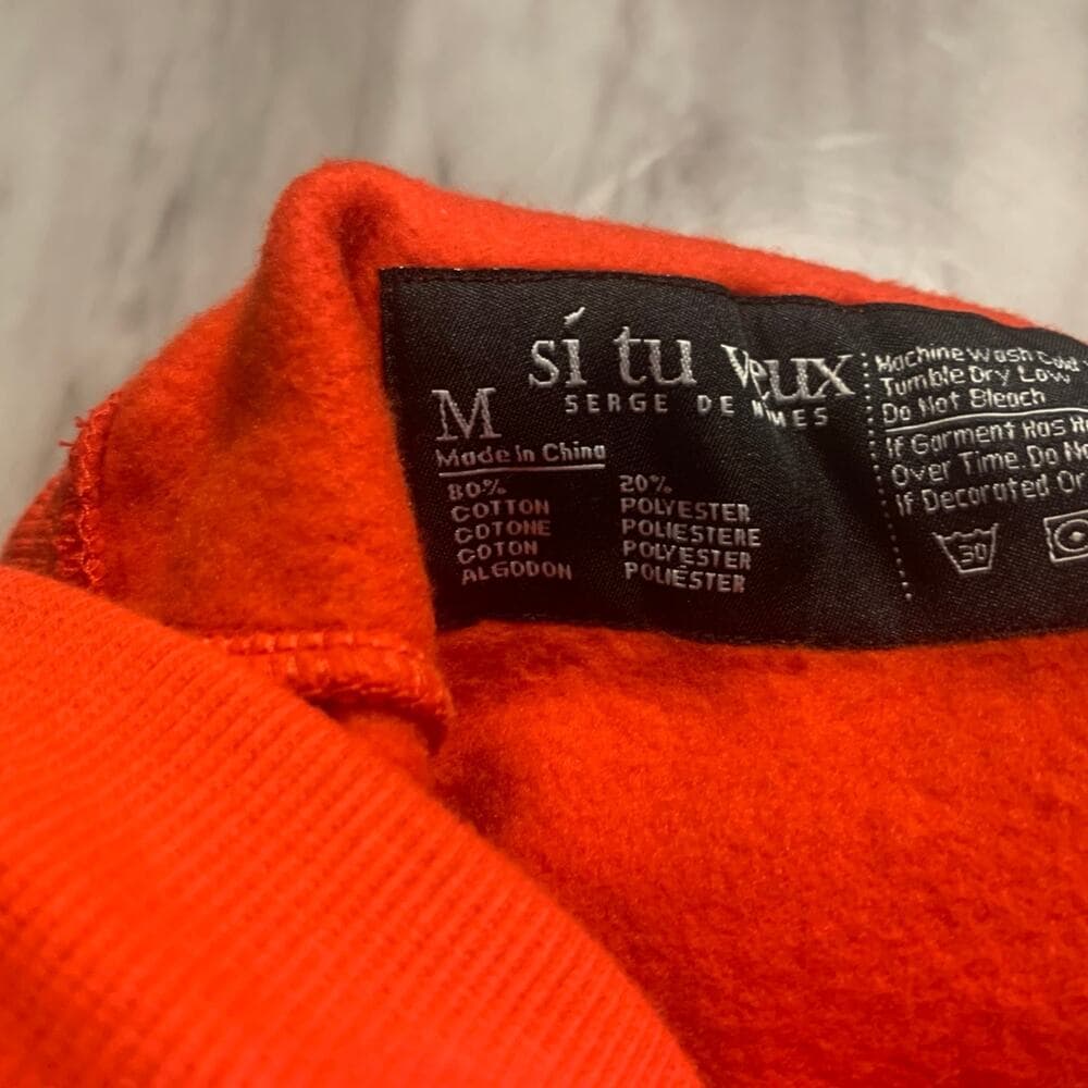 Si tu veux red men’s superstack sweatpants size medium - Thumbnail 6
