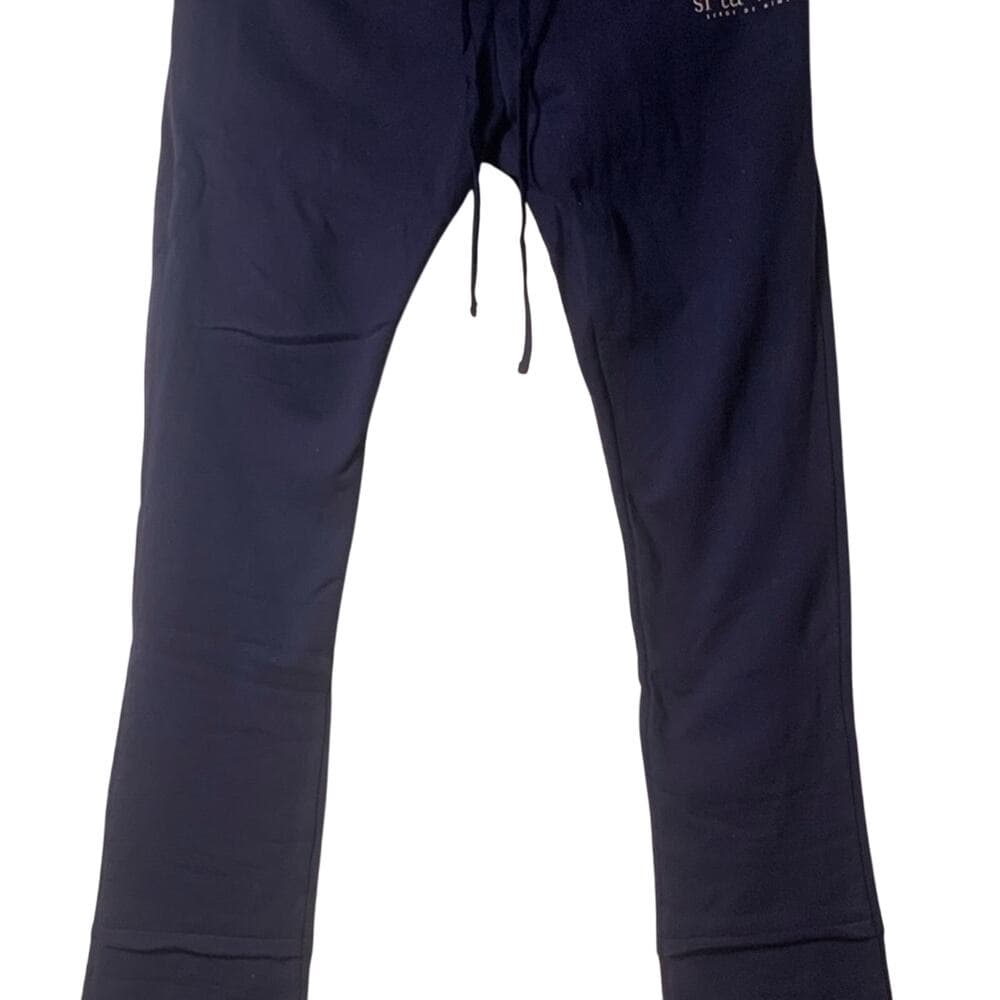Si tu veux navy superstack sweatpants XL - Thumbnail 7