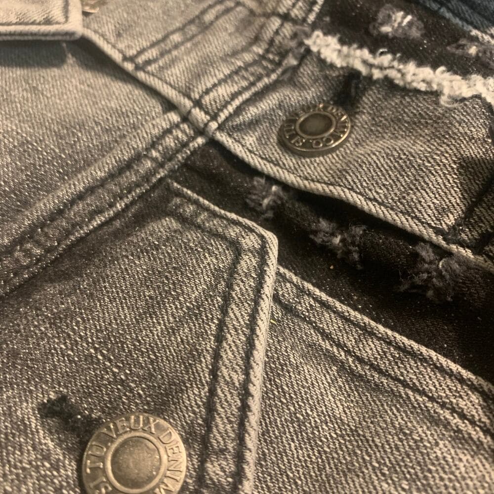 Si tu veux women’s Jean Jacket size medium - Thumbnail 4