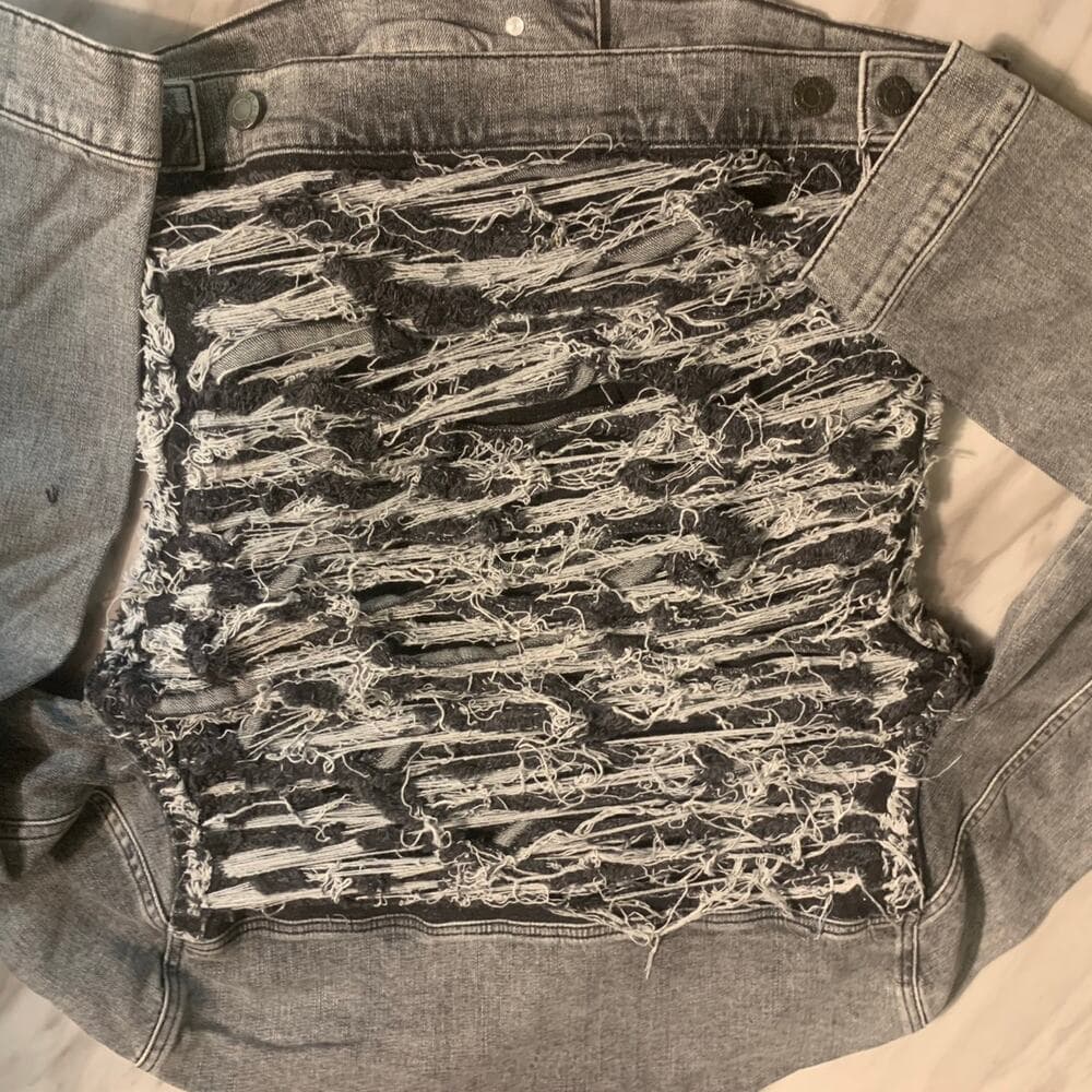 Si tu veux women’s jean jacket size medium - Thumbnail 5
