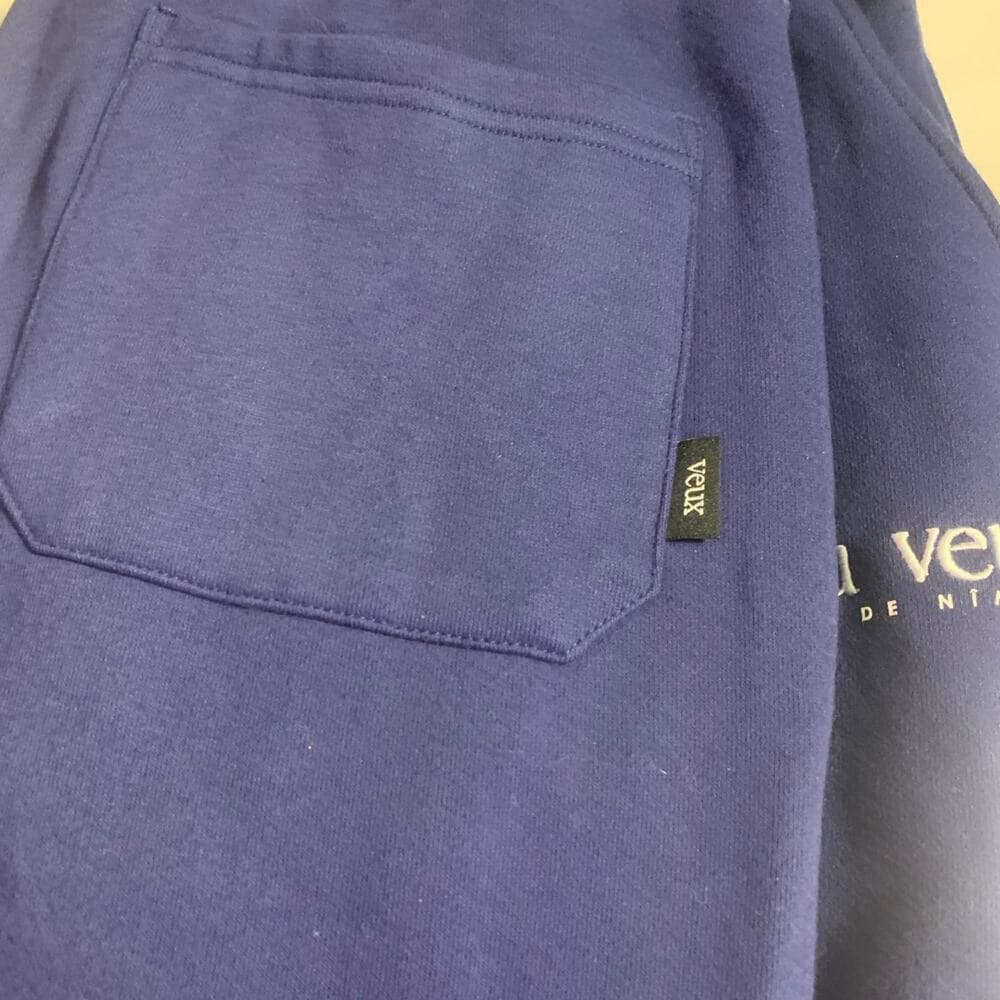 Si tu veux navy superstack sweatpants XL - Thumbnail 5