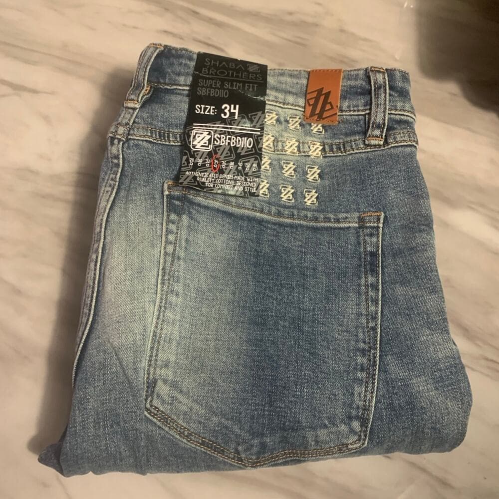 Shabaz Z Brothers Men’s Jeans Size 34 - Thumbnail 6