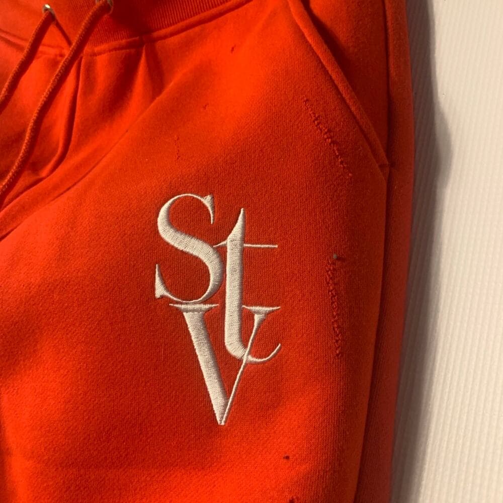 Si tu veux red men’s superstack sweatpants size medium - Thumbnail 3