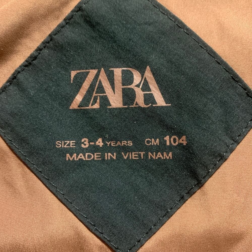 zara Kids Black Jackets Size 3-4 - Thumbnail 2