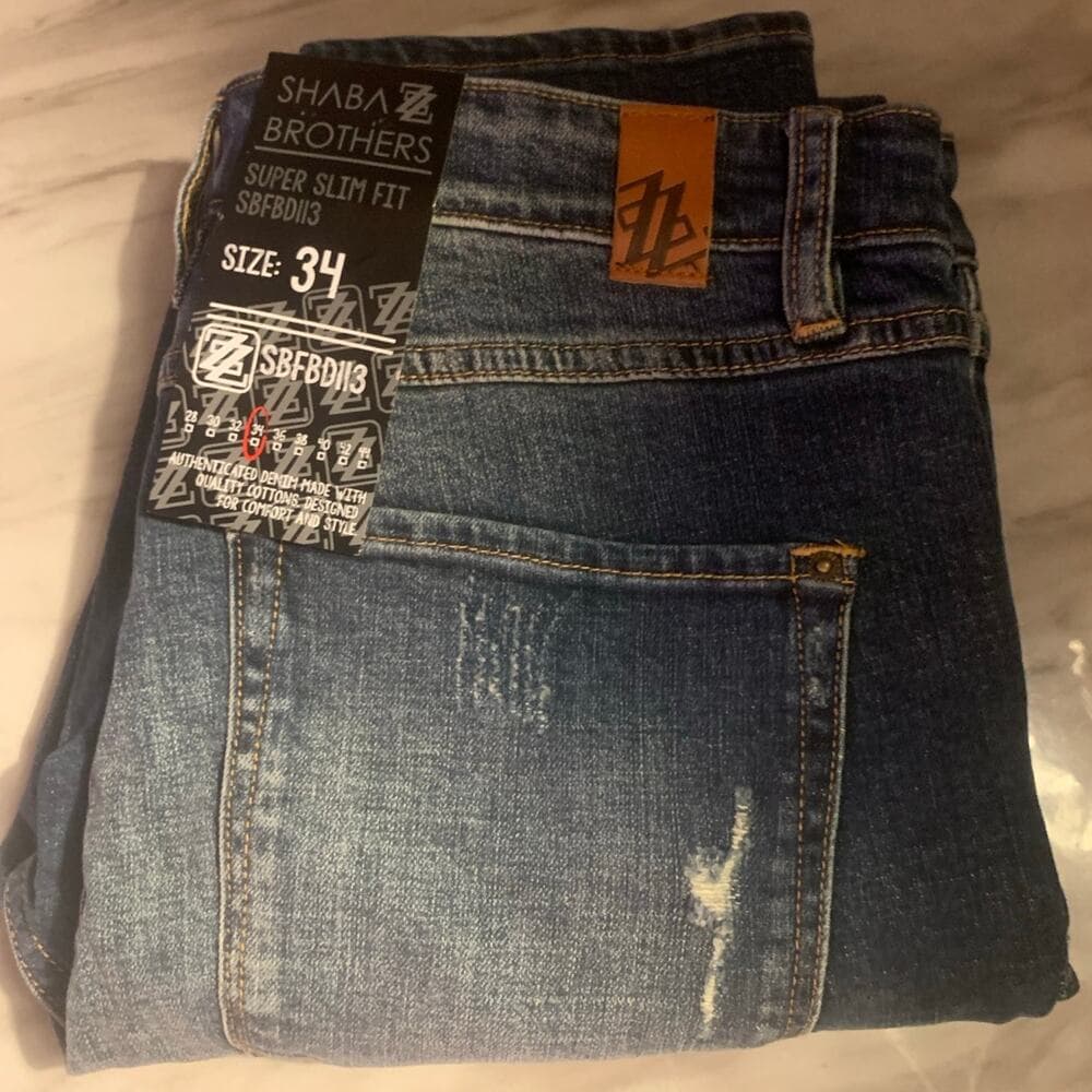 Shabaz Z Brothers Men’s Jeans Size 34 - Thumbnail 5