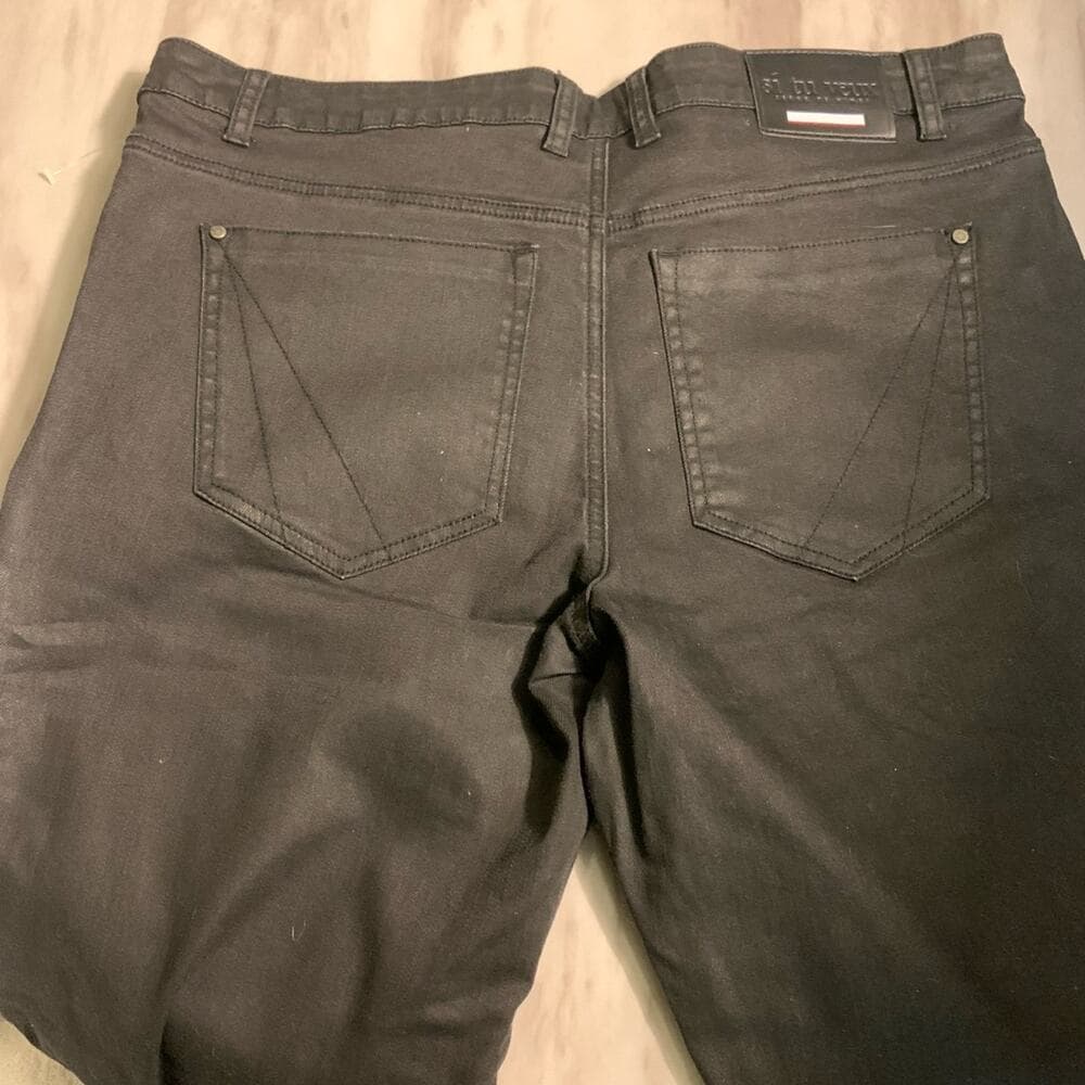 Si Tu Veux Superstack Black Mens Jeans Size 40 - Thumbnail 3
