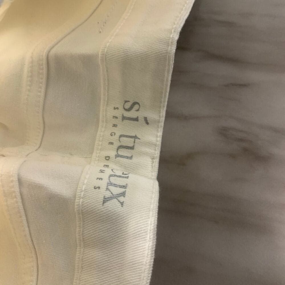 Si Tu Veux White Mens Shorts Size 34 - Thumbnail 3