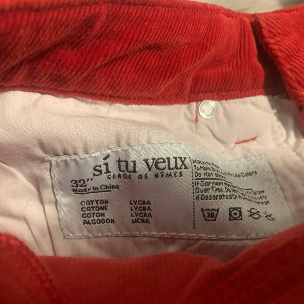 Si tu veux men’s superstack red jeans size 32 - Thumbnail 7