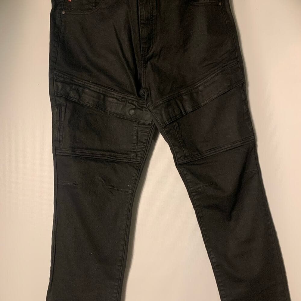 Si Tu Veux Superstack Black Mens Jeans Size 40 - Thumbnail 2