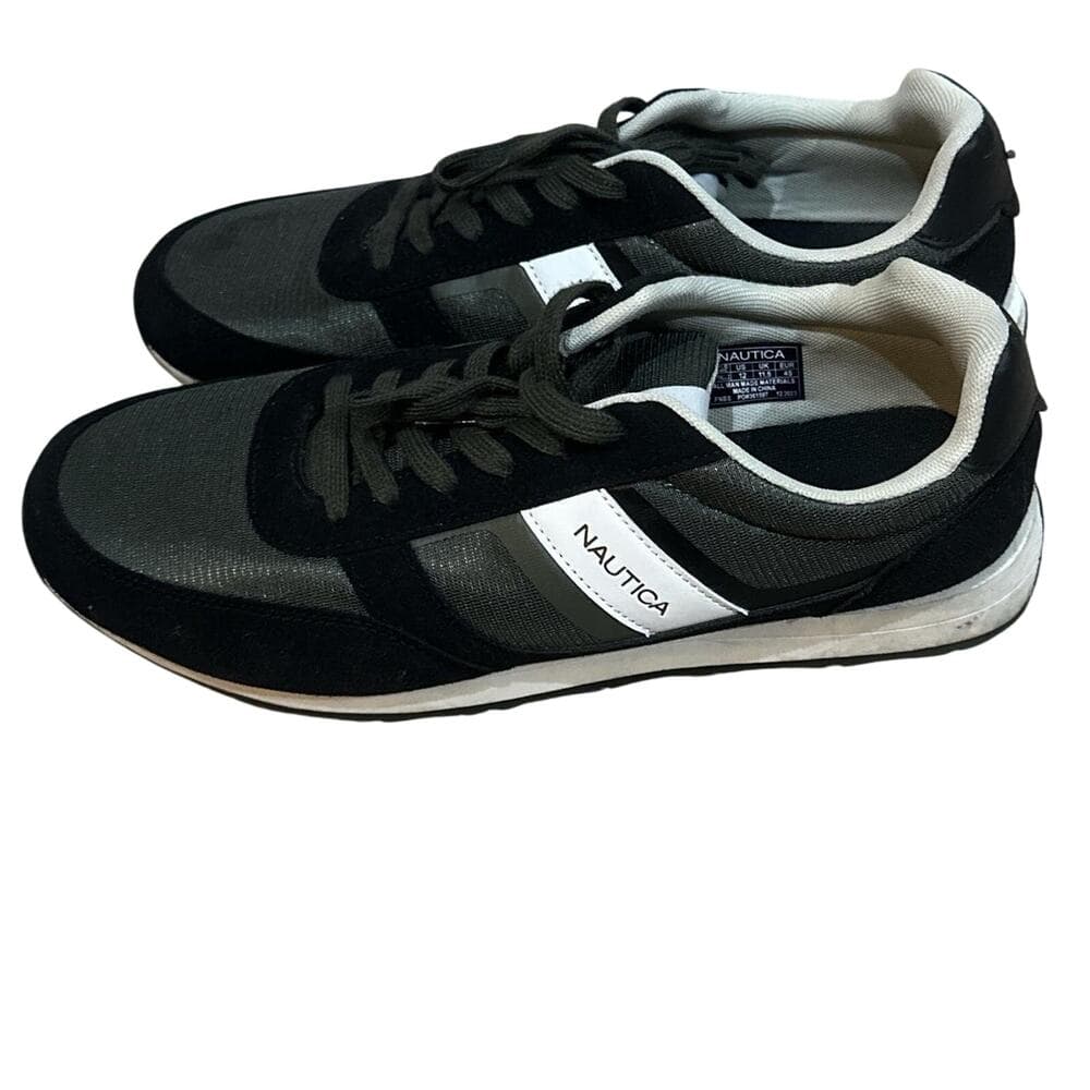 Nautica Men's Black and white Trainers sneakers size 10 - Thumbnail 8