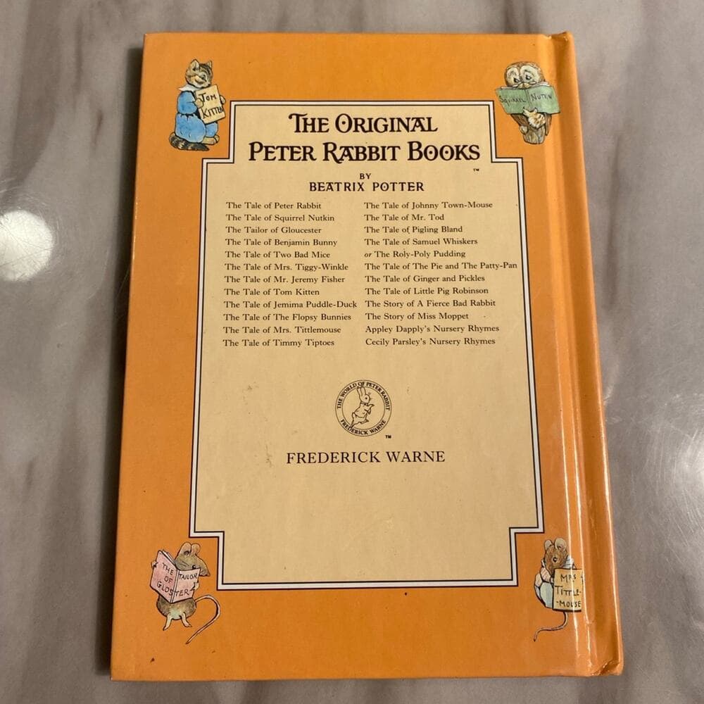 THE TALE OF BENJAMIN BUNNY BOOK