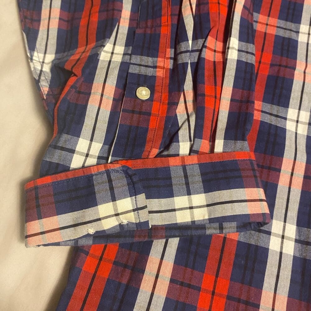 Plaid Tommy Hilfiger Button Down 2XL L - Thumbnail 2