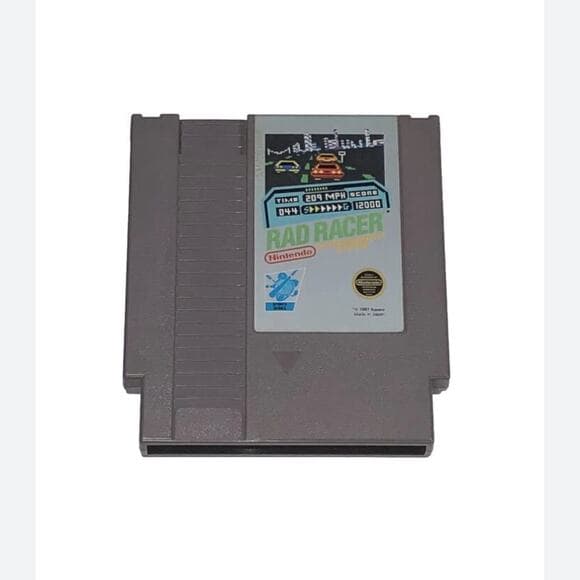 Nintendo NES RAD RACER Video game Cartridge - Thumbnail 4