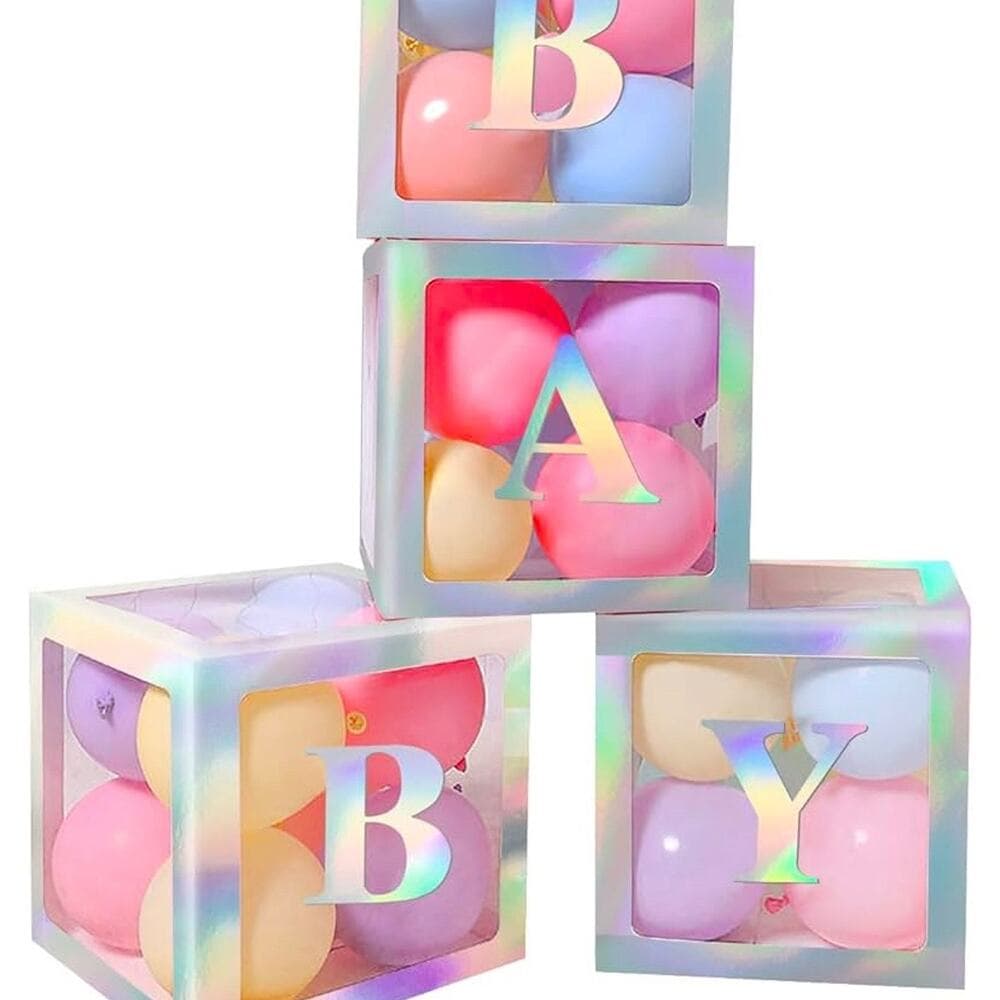 Termichy Baby Shower B…r Reveal Party Silver - Thumbnail 3