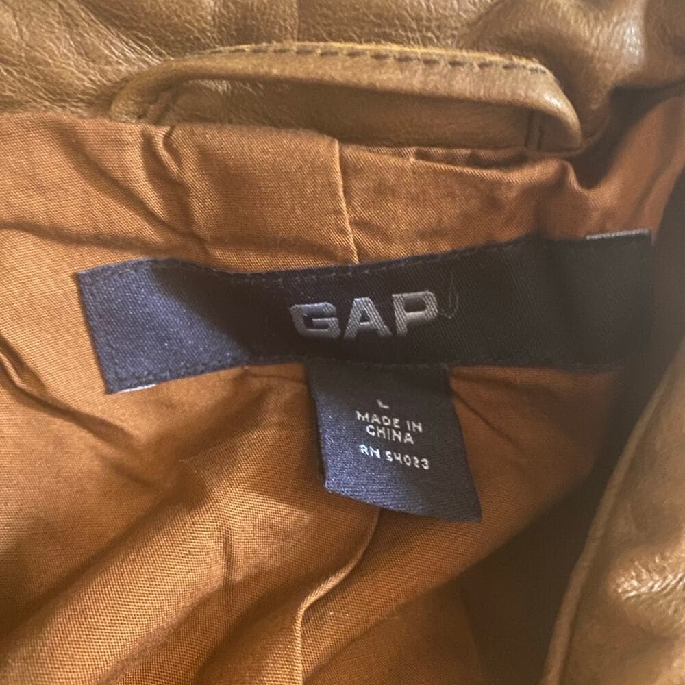 Gap leather jacket Large - Thumbnail 5