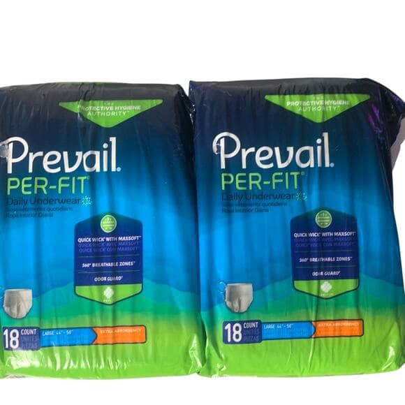 2 packs of Prevail Per-fit 18 count - Thumbnail 3