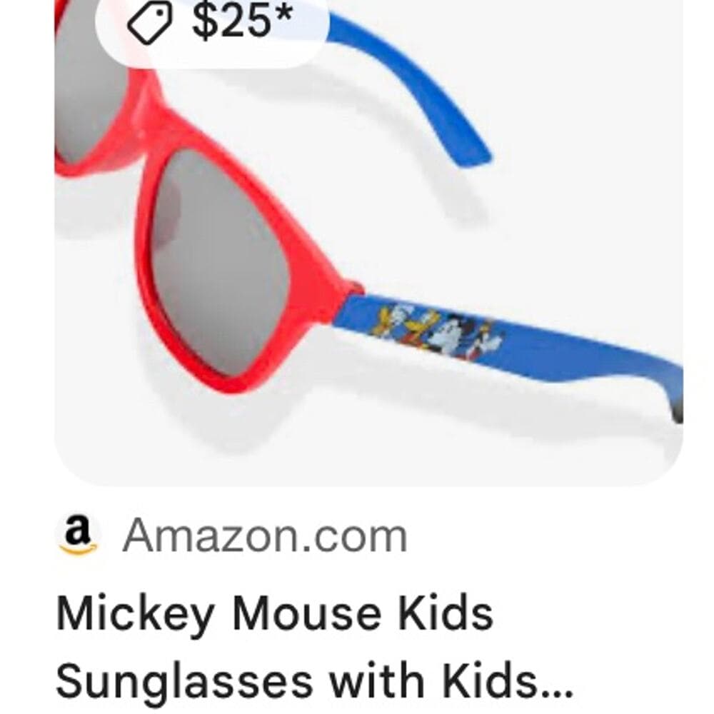 Mickey Mouse Kids Sunglasses - Thumbnail 5