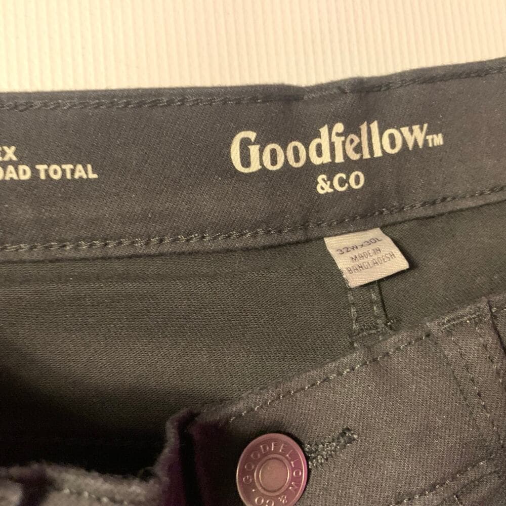 Goodfellow Black Mens Jeans Size 32W 30L - Thumbnail 2